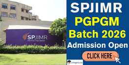 SPJIMR PGPGM Admission 2026 Open
